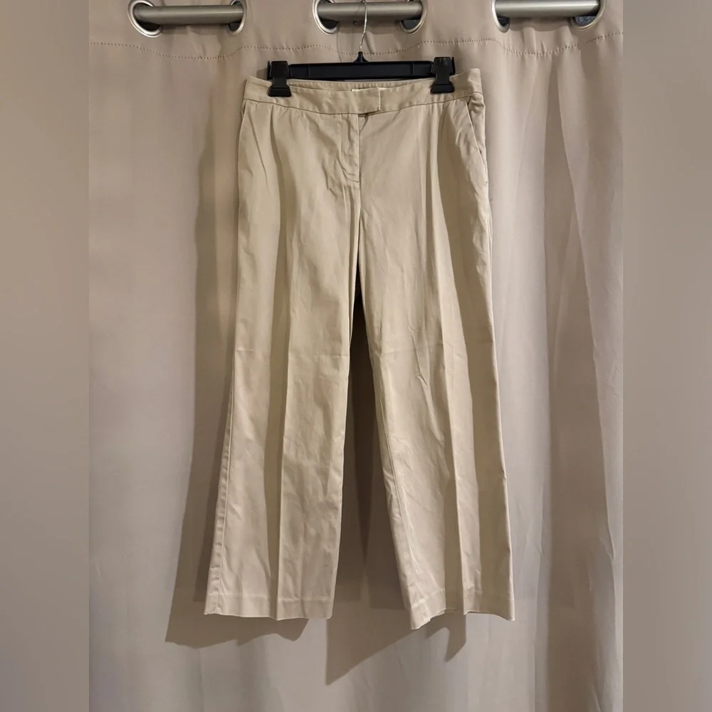 Liz Claiborne Beige Ankle Trousers